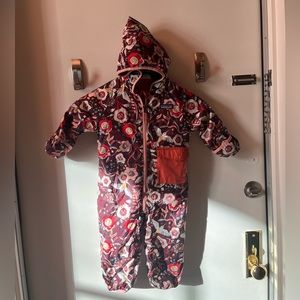 Patagonia snow suit bunting. Reversible. 6-12 months
